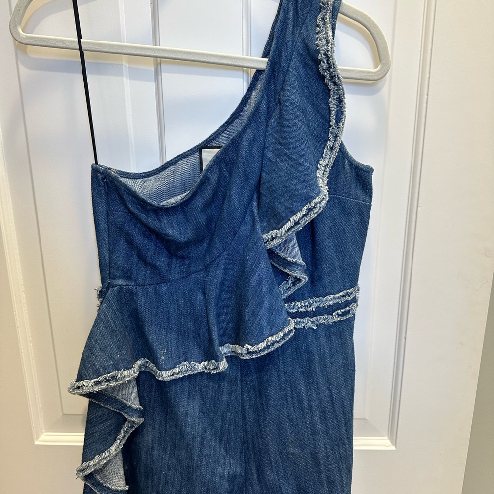 Alexis Denim Romper - Picture 2 of 3